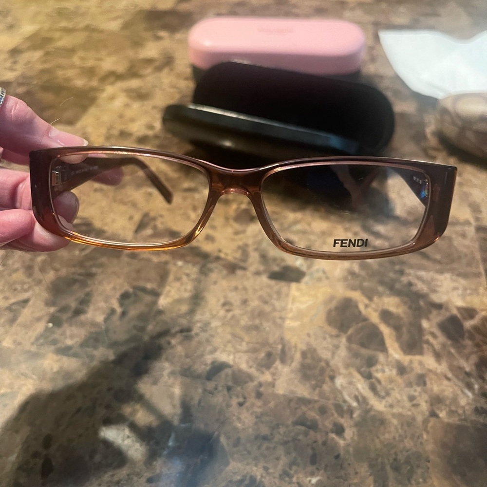 Fendi Eyeglasses in excellent condition and comes with the original Fendi Case.